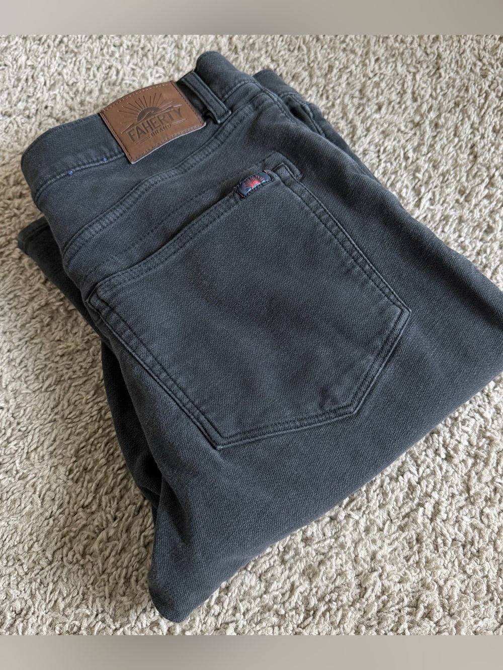 Faherty Stretch Terry 5 Pocket Pants